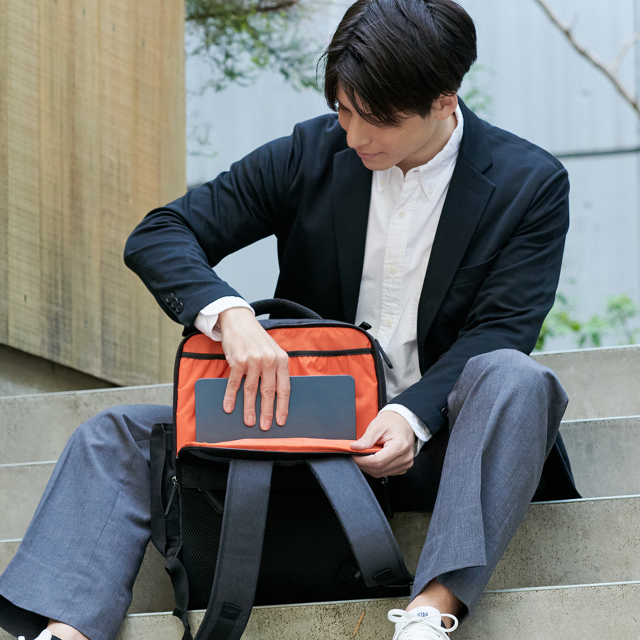 カバッグ ボックス|時短リュック ラージ